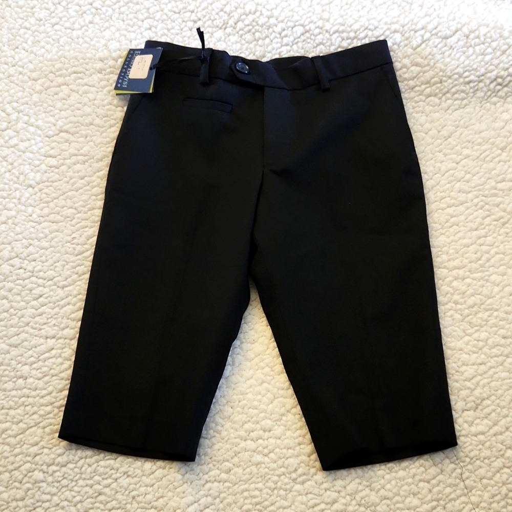 Euro Boys Collection black knee length shorts